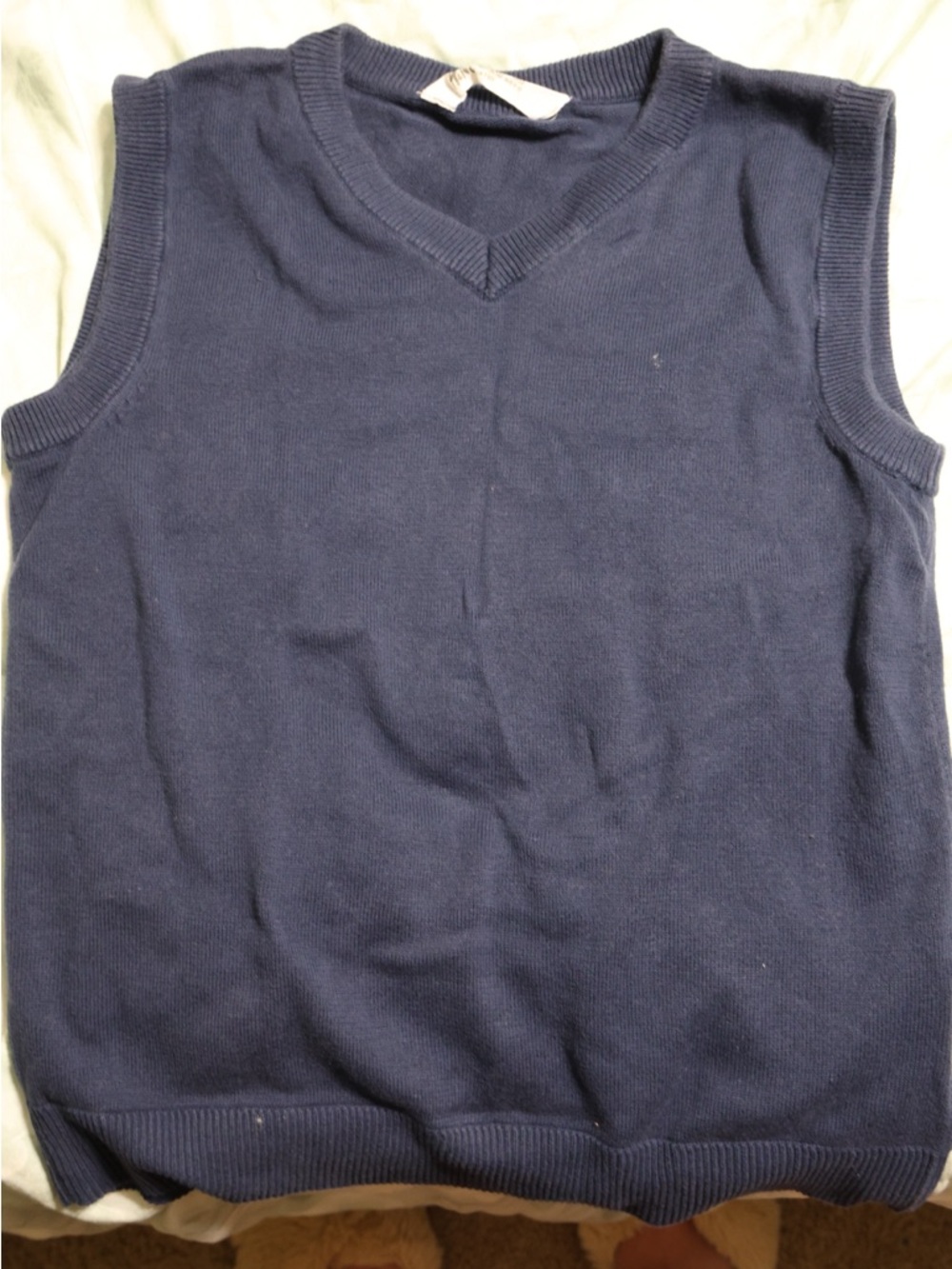 H&M Navy V-Neck Sweater Vest